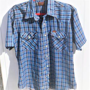 Vintage Rustler Brand  Button Up Shirt